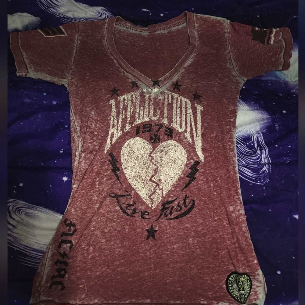 Affliction short sleeved shirt